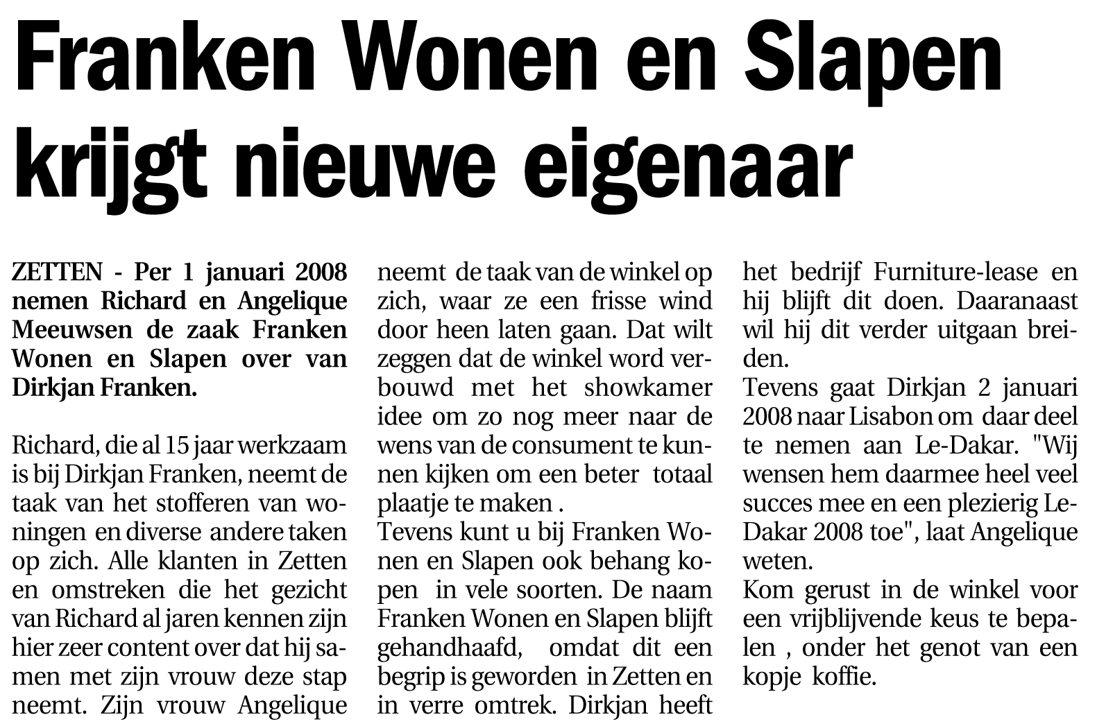 De overname in 2008